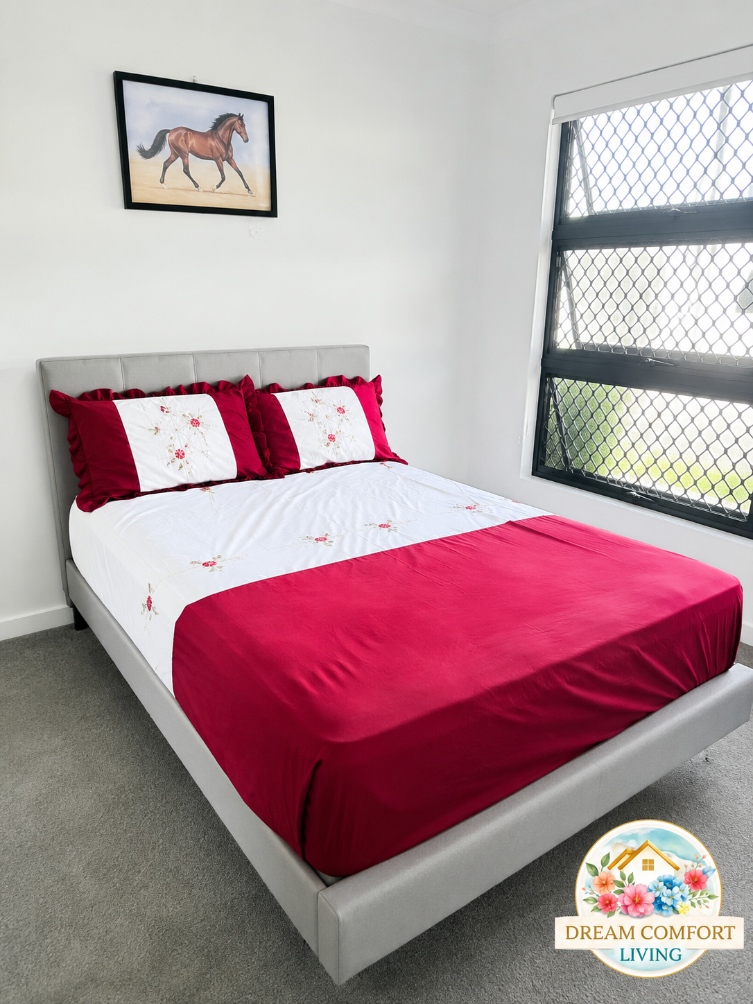 PREMIUM KINGSIZE BEDSHEET BY DREAM COMFORT LIVING Sold Out🚨