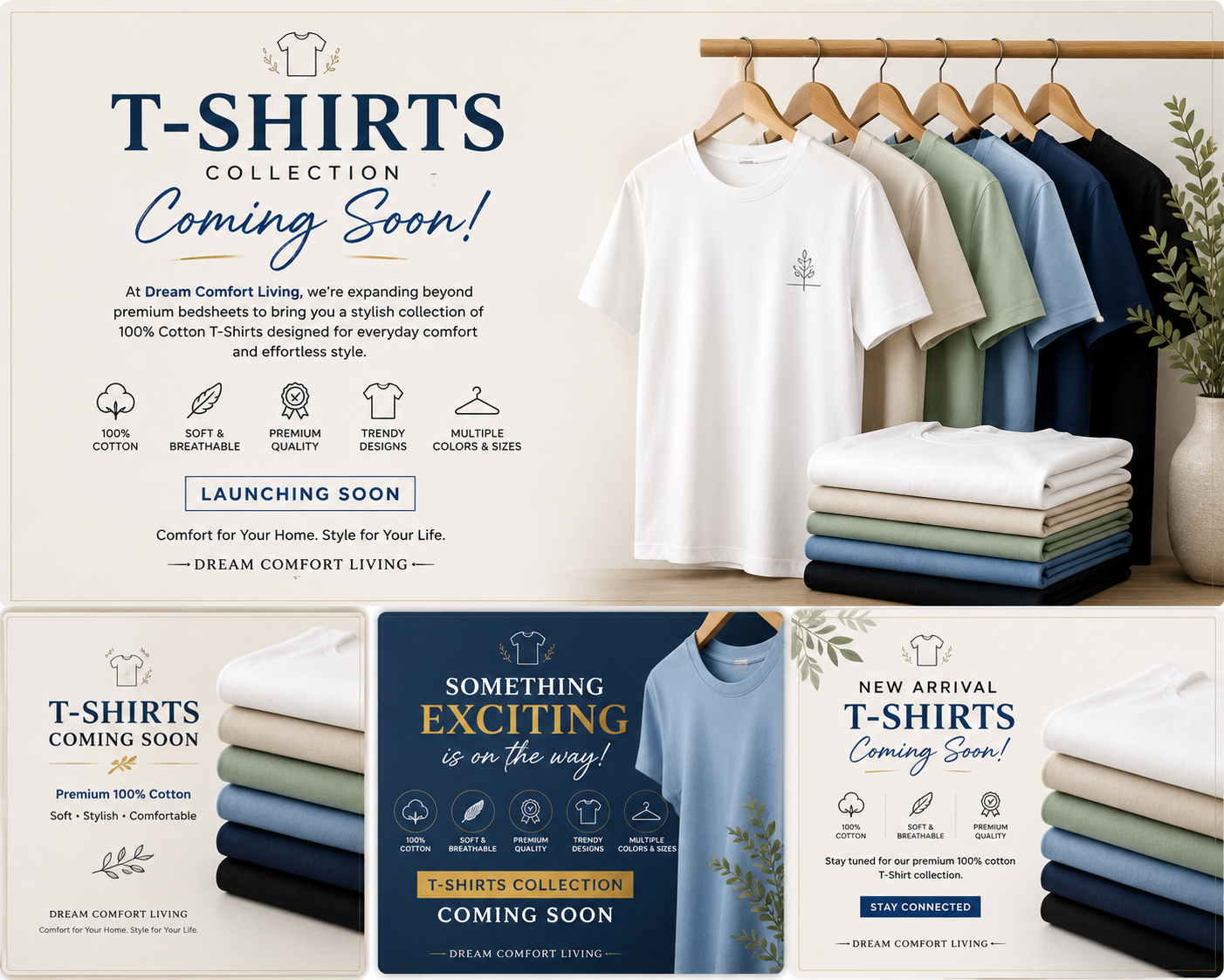 👕 T-SHIRTS COLLECTION – COMING SOON