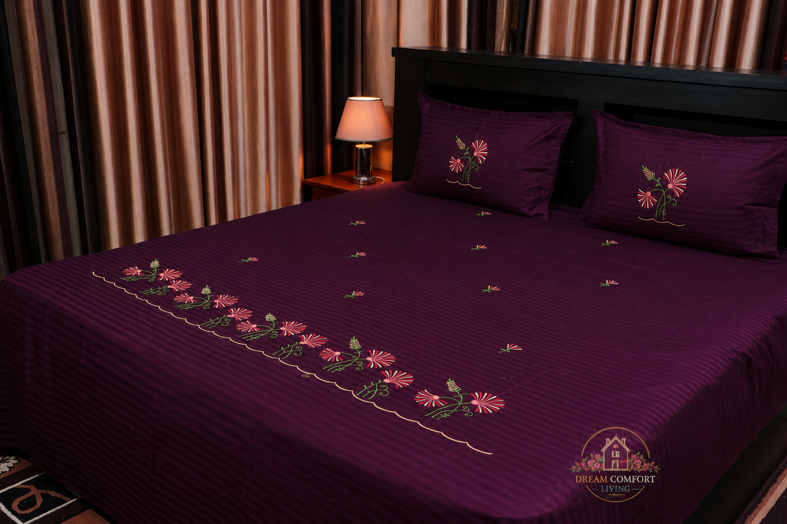 PREMIUM KINGSIZE BEDSHEET BY DREAM COMFORT LIVING