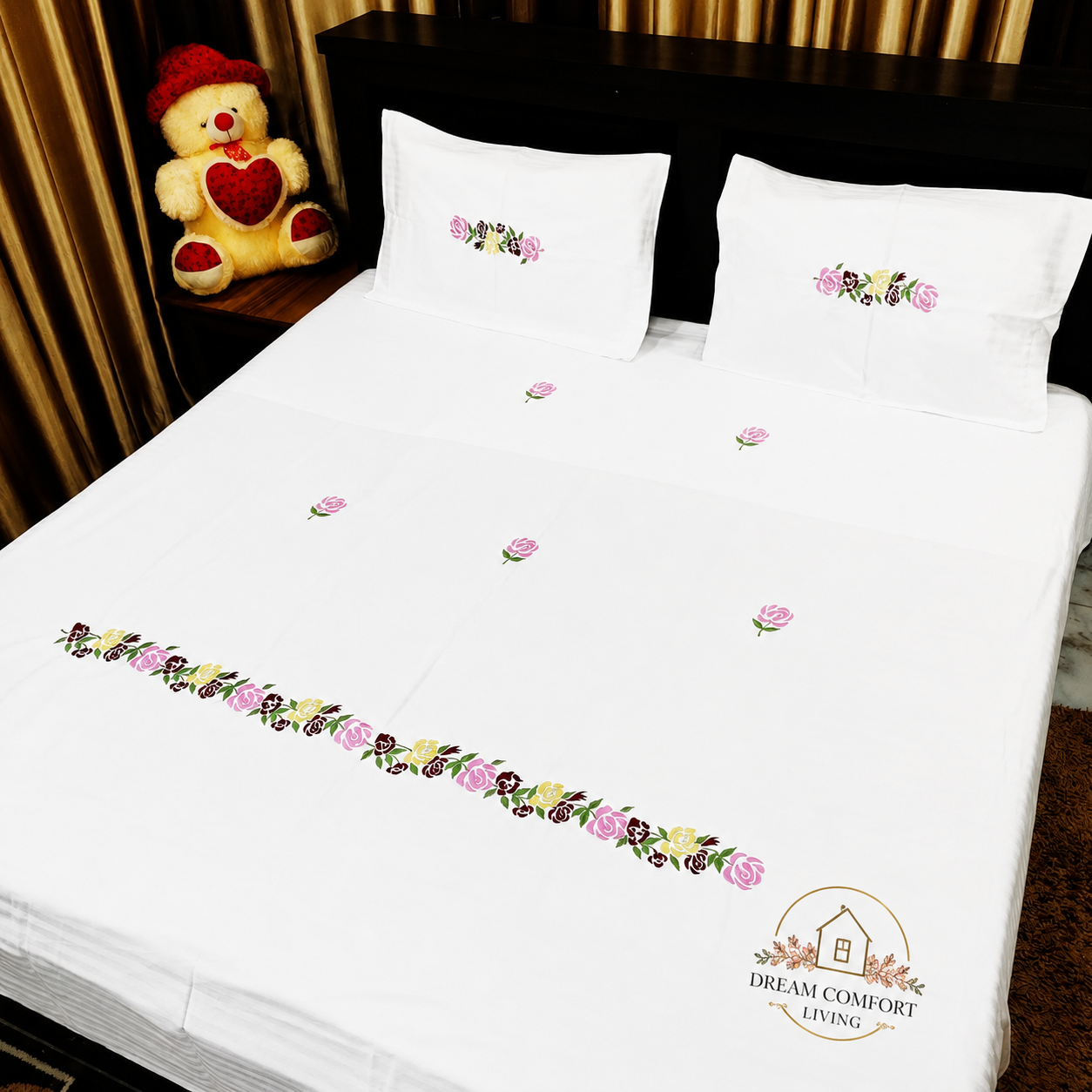 PREMIUM KINGSIZE BEDSHEET BY DREAM COMFORT LIVING