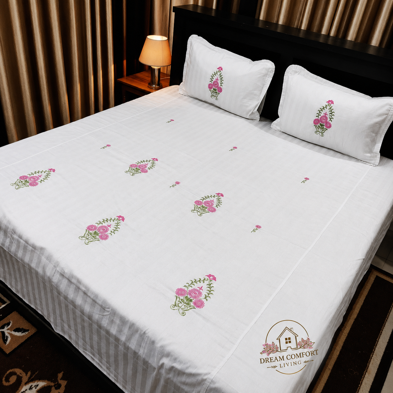 PREMIUM KINGSIZE BEDSHEET BY DREAM COMFORT LIVING