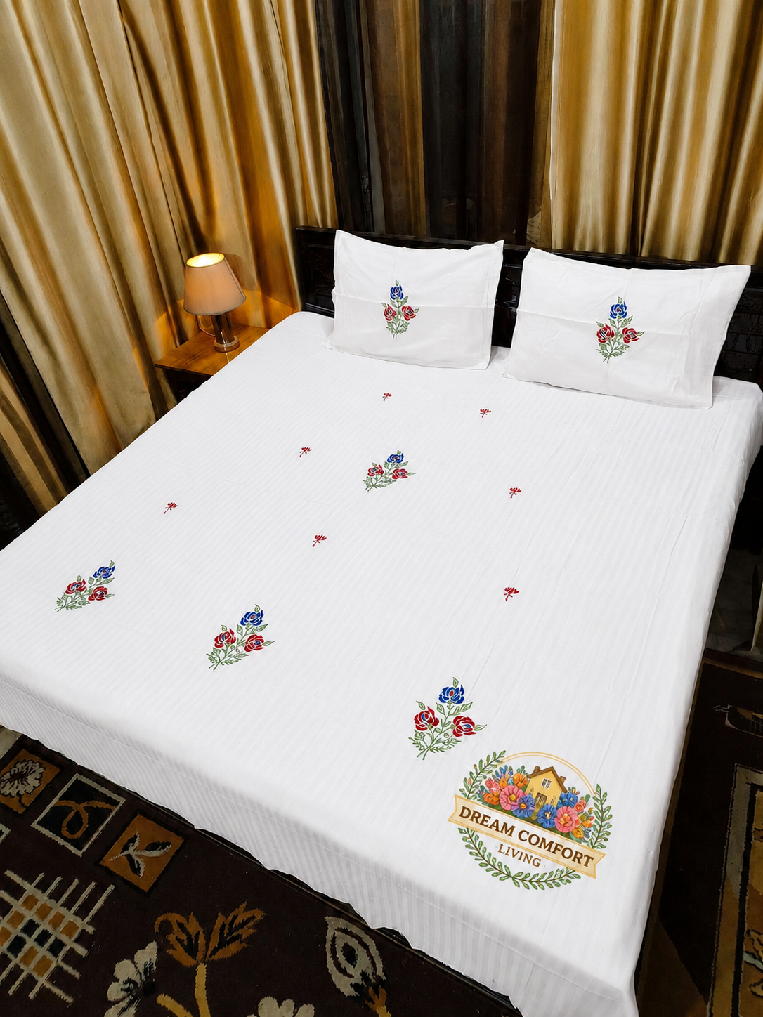 PREMIUM KINGSIZE BEDSHEET BY DREAM COMFORT LIVING