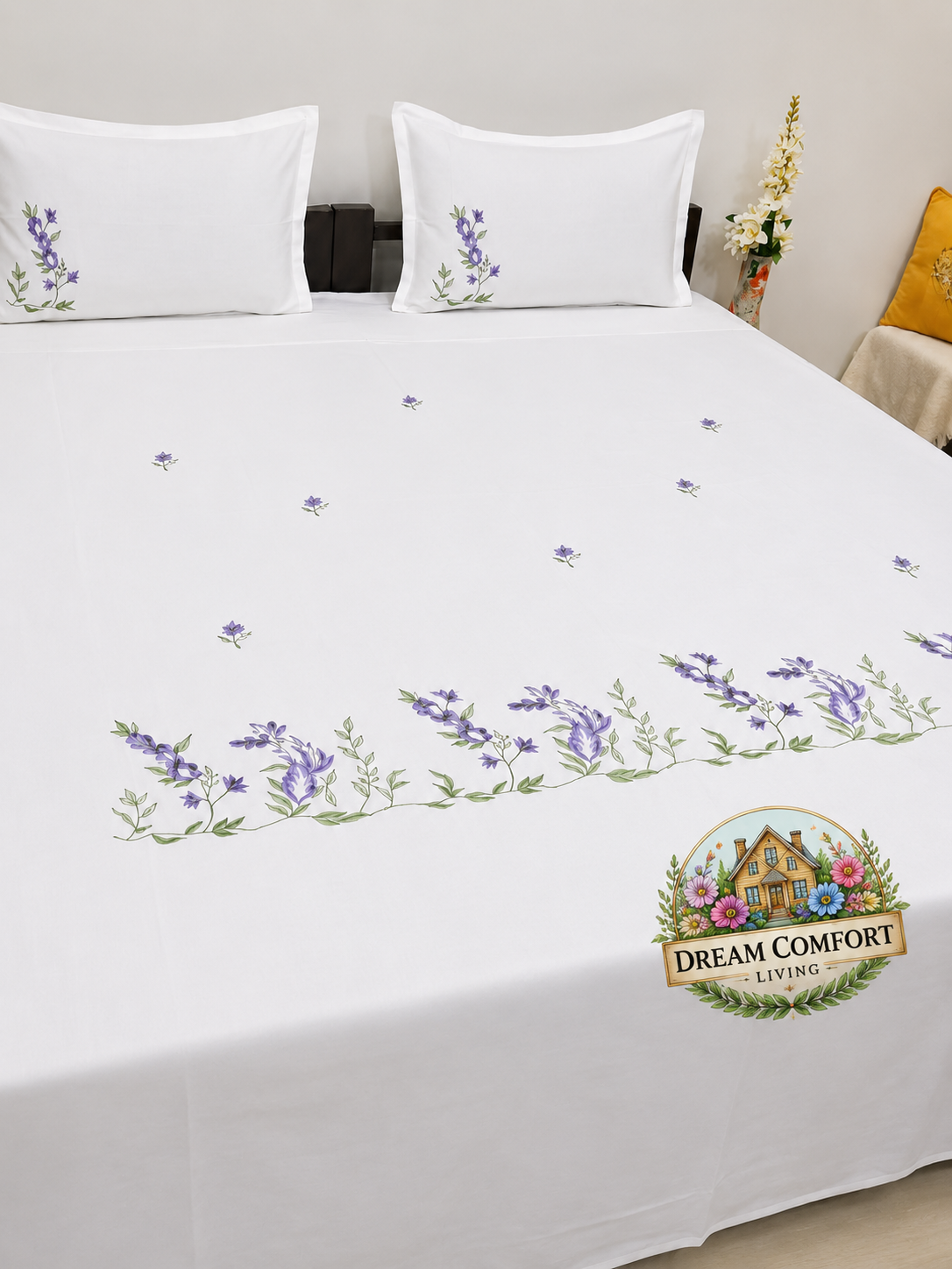 PREMIUM KINGSIZE BEDSHEET BY DREAM COMFORT LIVING