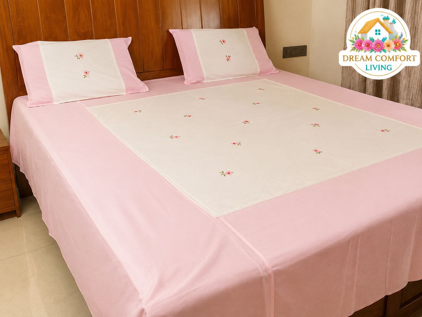 PREMIUM KINGSIZE BEDSHEET BY DREAM COMFORT LIVING 🚨Sold Out