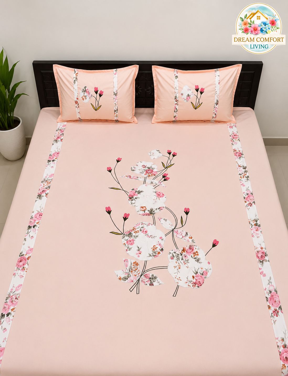PREMIUM KINGSIZE BEDSHEET BY DREAM COMFORT LIVING 🚨Sold Out