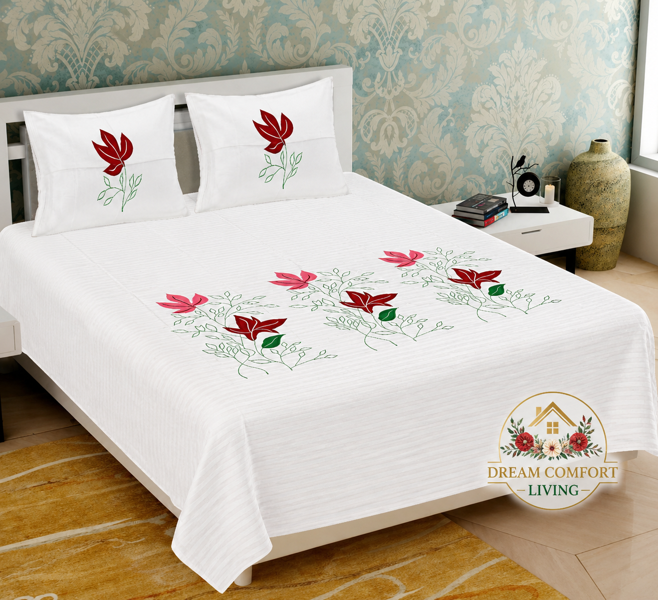 PREMIUM KINGSIZE BEDSHEET BY DREAM COMFORT LIVING